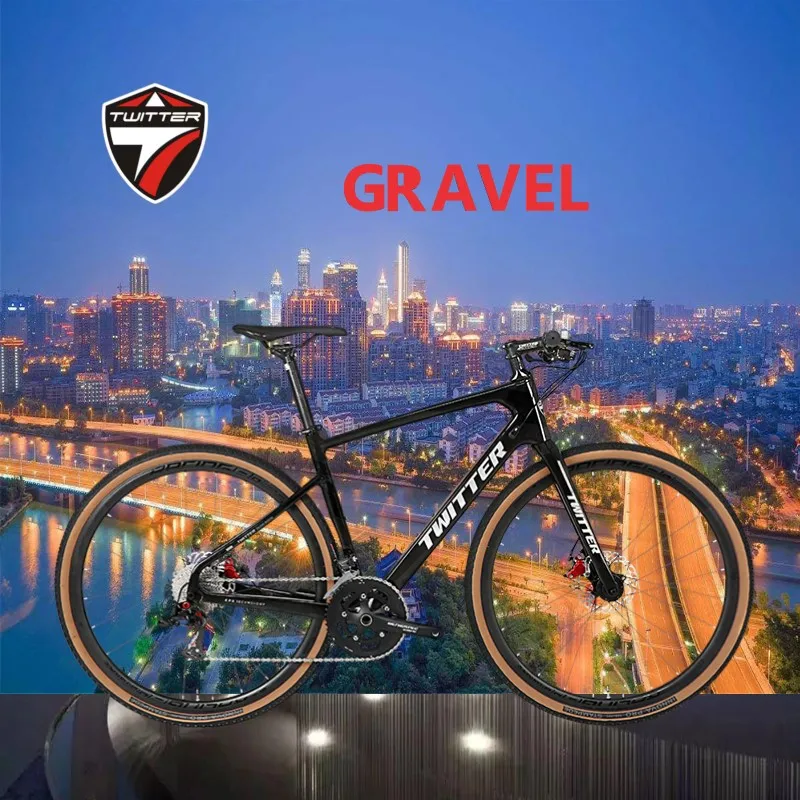 TWITTER GRAVEL TIAGRA 4700 20S Inner routing 700*40C gravel bike disc