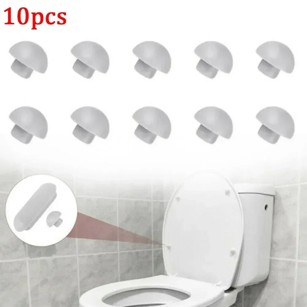 Toilet Seat Bumpers Seat Top Cover Cushion Stopper 10 Pcs Bathroom Accessories Gaskets