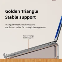 Support Pliable et Réglable en Aluminium pour Ordinateur Portable et Tablette, Dissipation de la Chaleur, Macbook 3