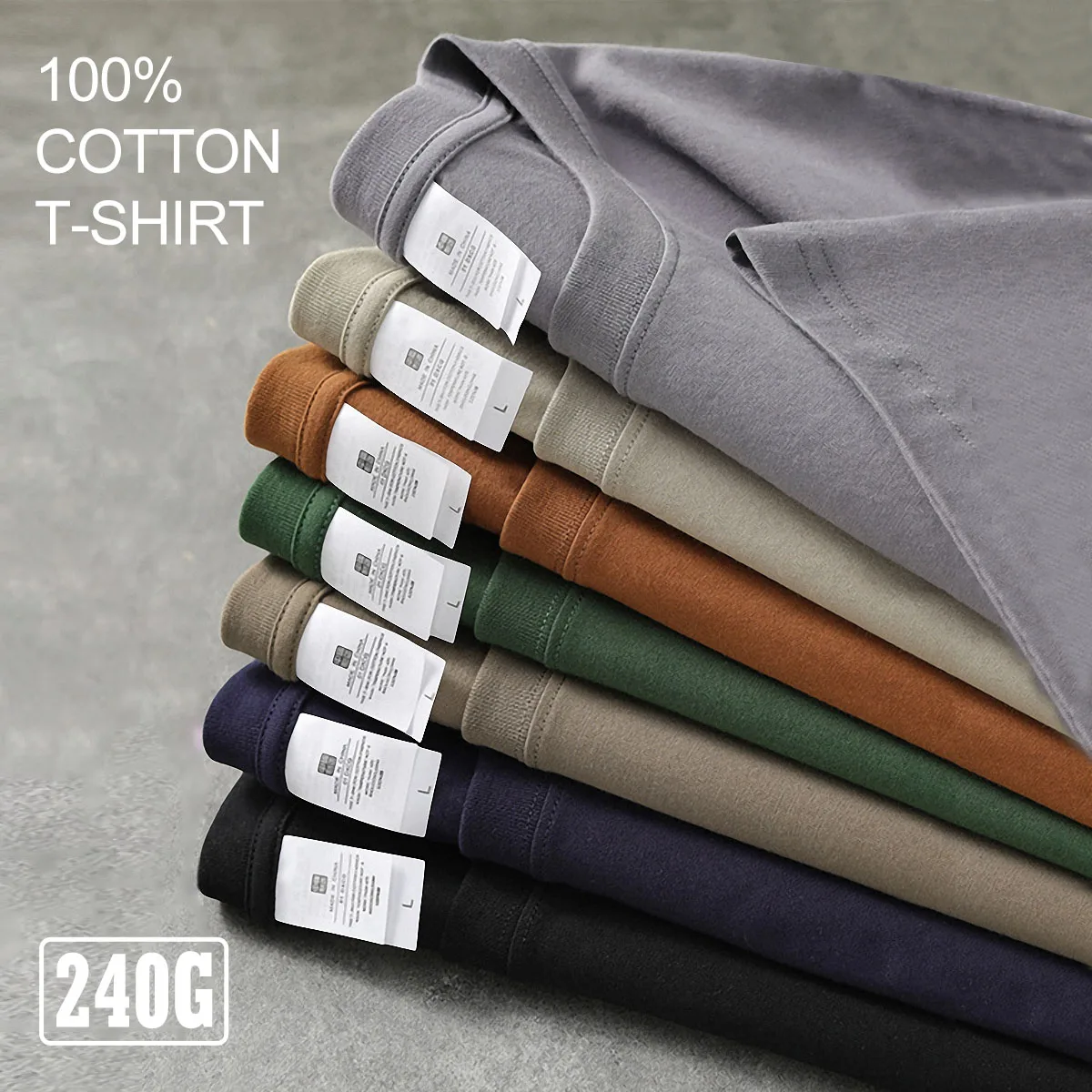 

Мужская Летняя Базовая Однотонная футболка из 100% хлопка, простая женская рубашка оверсайз с круглым вырезом, футболка высокого качества с короткими рукавами, одежда класса