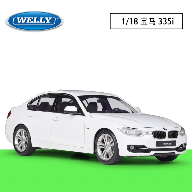 

Модель автомобиля Welly 1:18 Bmw 335i из сплава, модель готового подарка, коллекционные аксессуары