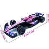 Bburago 1:43 BWT Alpine F1 Team 2023 A523 Bahrain #10 #31 Pink/Flat Racing Formula Car Static Simulation Diecast Alloy Model Car 4