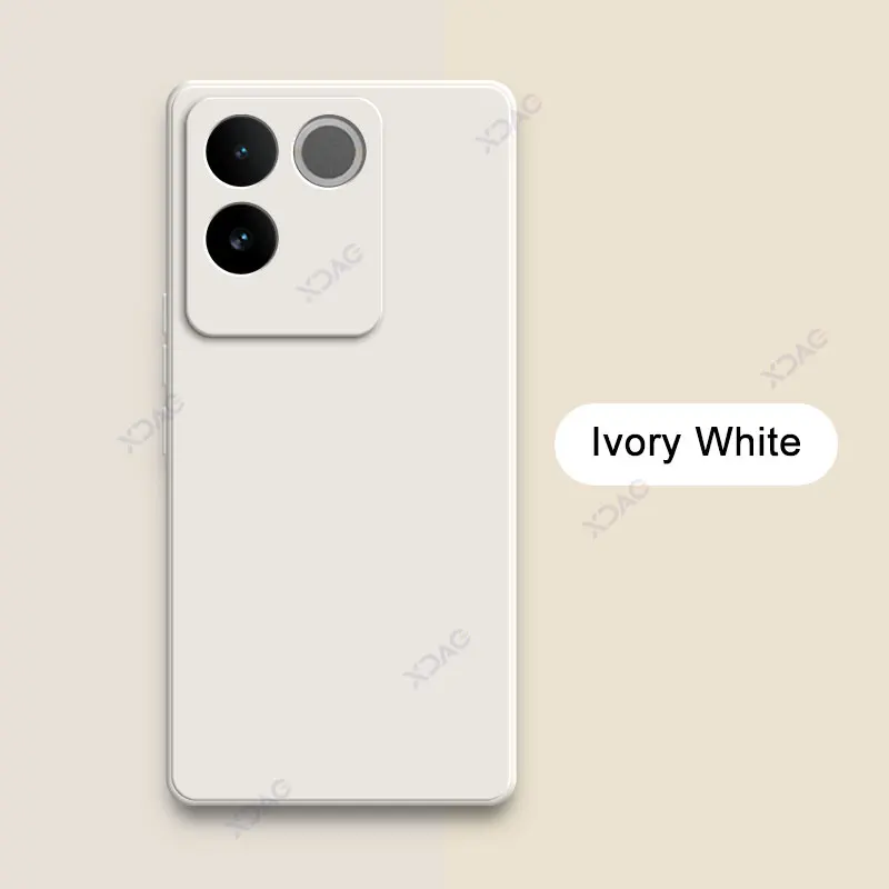 Luxury Original Double Liner 360° Soft Square Liquid Silicone Phone Cover