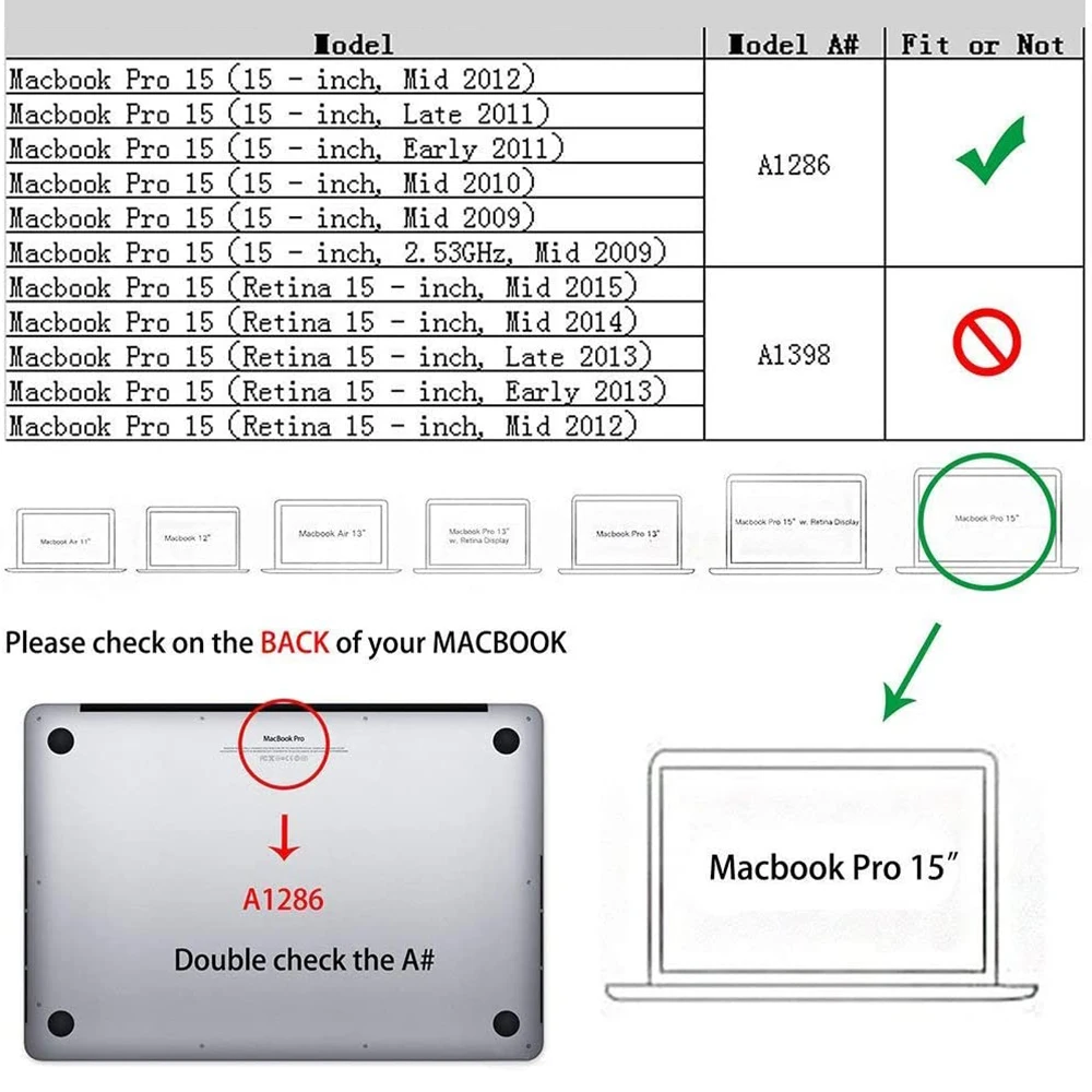 Loptop Macbook Pro 15 cd Rom Case A1286 Meados de 2009 Meados 2012 Shell - Imagem 4