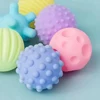 6Pcs Textured Multi Ball Set Develop Tactile Senses Toy Baby Touch Hand Ball Toys Training Ball Massage Soft Balls Kids Gifts 5