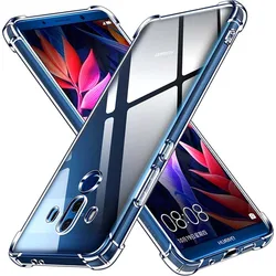 Enhanced Anti - Drop Shockproof Clear Back Case with 1.5MM Thick Air - Bag Protection for Mate 10 Lite (Clear)
