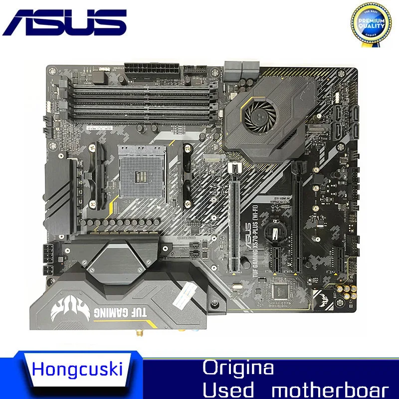 Scheda Madre X570 Plus Usata Per Asus Tuf Gaming X570-Plus Presa Wi-Fi Am4 Ddr4 128G Per Scheda Madre Desktop Originale Amd X570