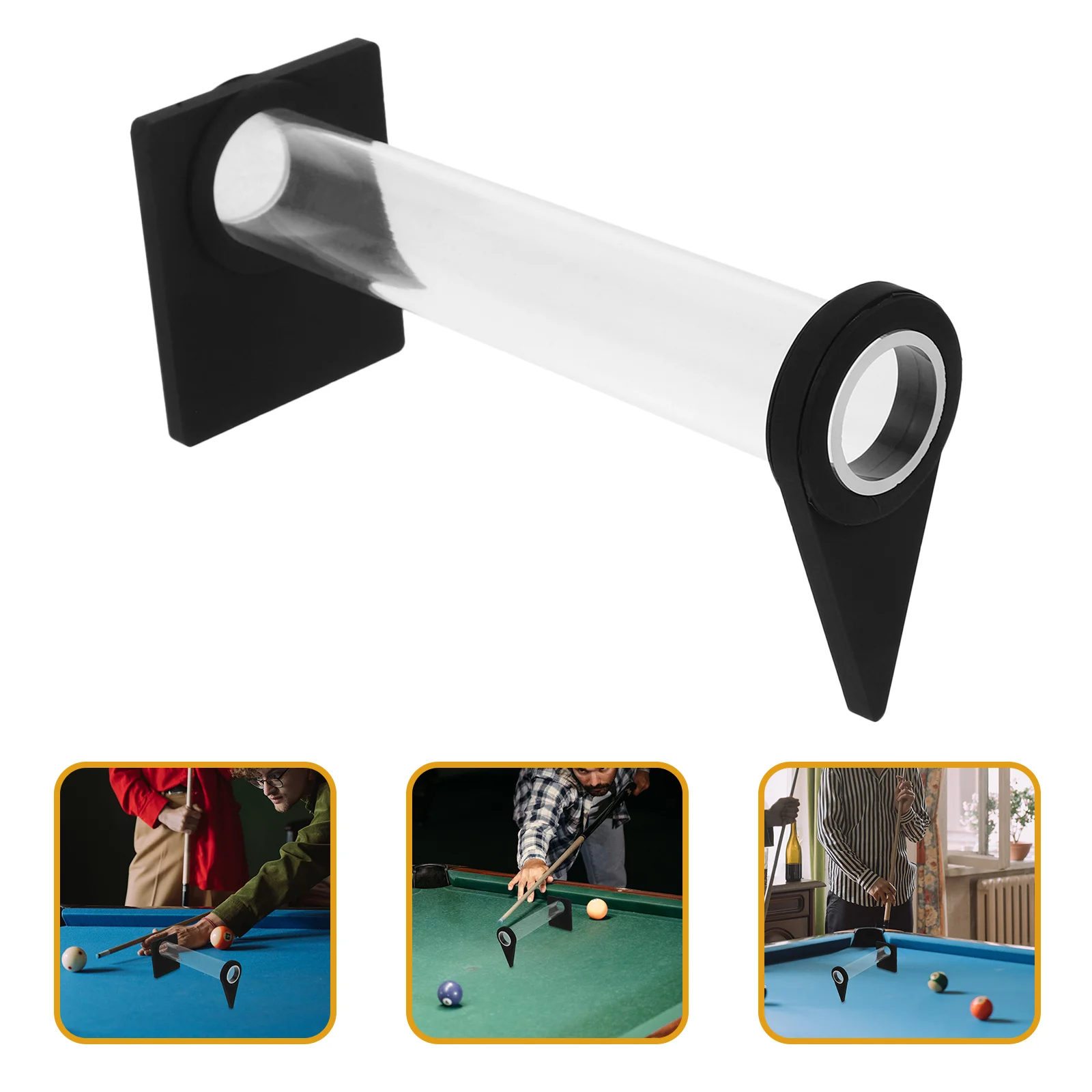 Plastic Billiard Stroke Exerciser Trainer Billiard Ball Shot Aiming Practice Tool Billiards Training Tools New adjustable soccer training belt football kick trainer solo practice training aid soccer volleyball rugby fits ball size 3 4 5