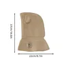 Korean Cute Bear Ear Baby Hooded Hat Winter Warm Knitted Ear Protection Balaclava Cap For Kids Girls Boys One Piece Scarf Cap 6
