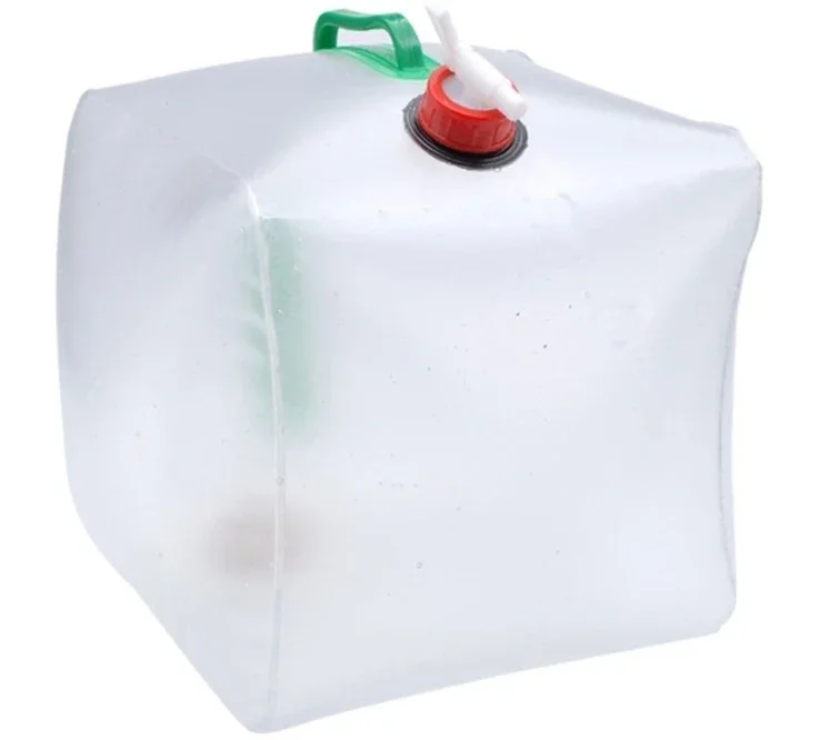 Outdoor Folding Wasser Tasche Große Kapazität Tragbare Wasser Tasche Camping Ausrüstung Liefert Kunststoff Eimer Großen Behälter Wasserkocher – Detail 9