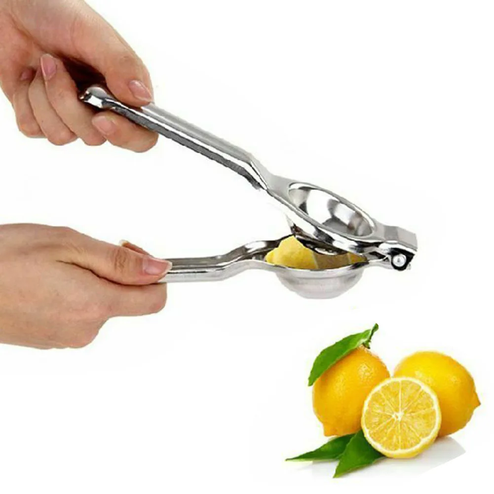 Stainless Steel Lemon Squeezer Bottle Opener 20.5*6.7cm For Lime Juicer Clip Fruit Orange Citrus Manual Bar Furniture Tool