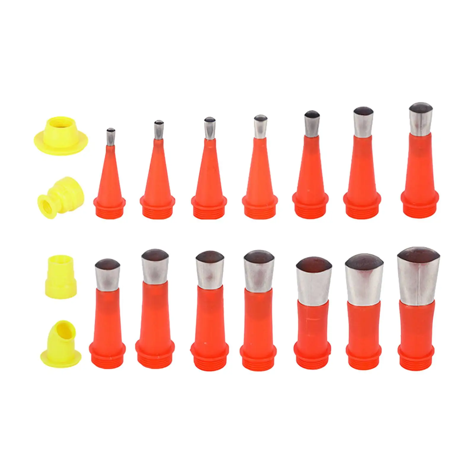 20x Caulking Nozzle Finisher Tips Nozzle Kits Caulk Extension Nozzle Caulking Finisher Kits for Sink Joint Window Frames Seal