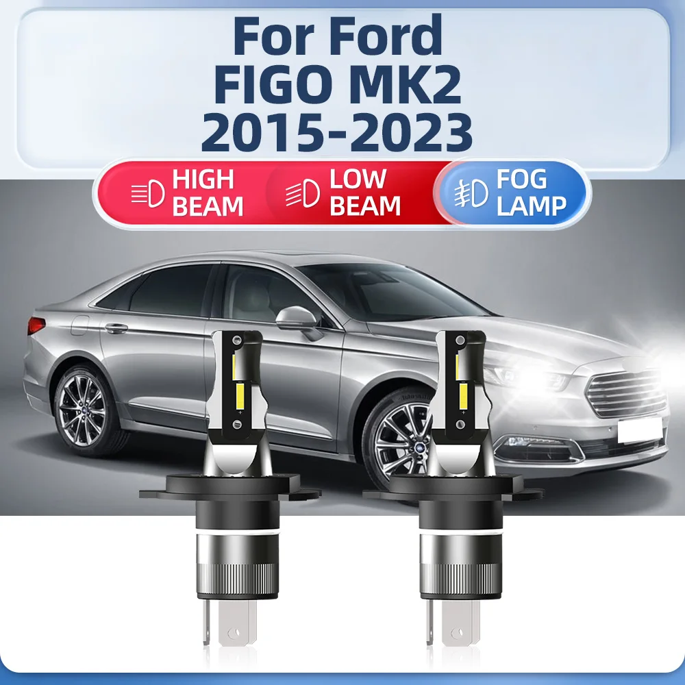 

Canbus LED Headlights Bulbs 20000LM Car Lamps 12V Plug And Play For Ford FIGO MK2 2015 2016 2017 2018 2019 2020 2021 2022 2023