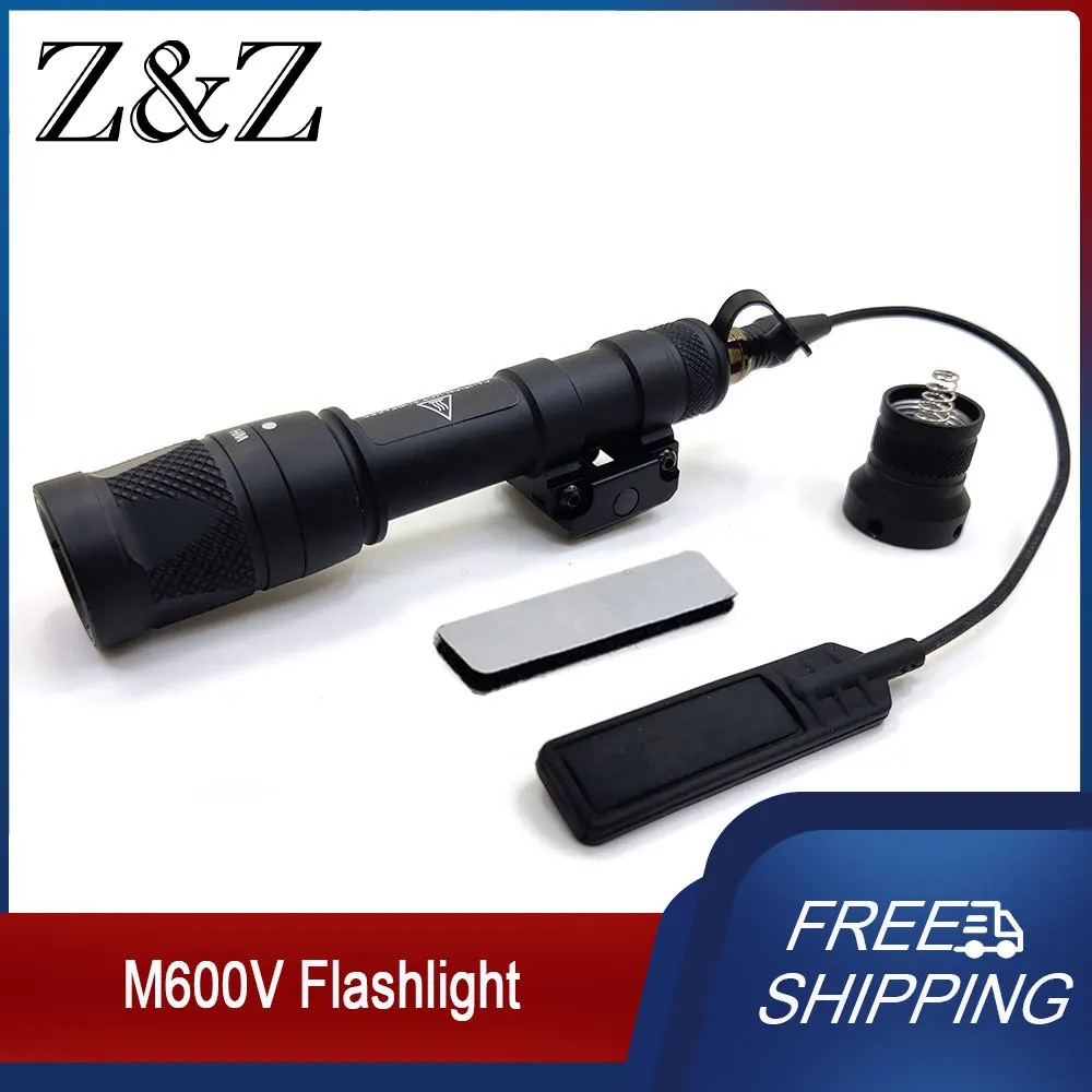 Tactical M600V White LED Weapon Flashlight 500 Lumens Mounting UE07 ...