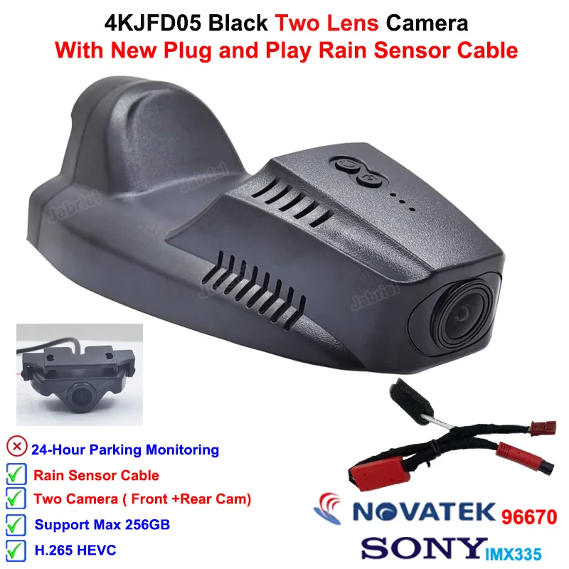 rear mirror camera 4K Wifi Dash Cam Car Dvr Camera Video Recorder EDR For Ford Kuga mk2 mk3 c520 cx482 For Ford Escape mk2 mk3 c520 cx482 2012-2022 vehicle blackbox dvr full hd 1080p DVR/Dash Cameras