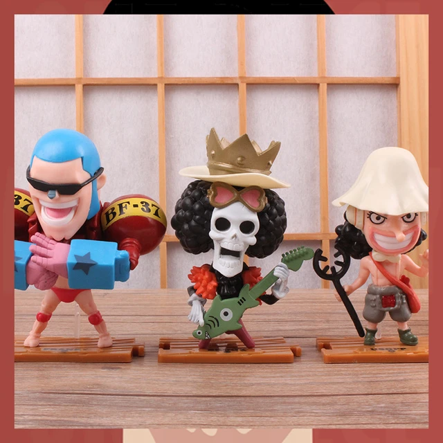 Bandai One Piece Anime Action Figures Luffy Zoro Nami Robin Chopper Sanji  Pvc Brinquedos Collection Figures Toys Gift 10pcs/set - Action Figures -  AliExpress