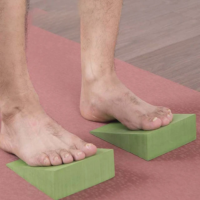 2pcs Squat Wedge Block Non Slip Professional Squat Ramp For Weightlifting Deadlift Heel Elevated Calf Raises Yoga Slant Board 4