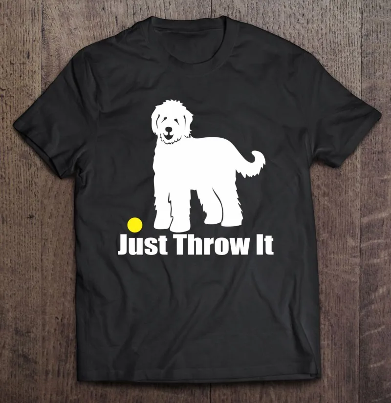 Po Prostu Rzuć Go Goldendoodle Labradoodle T-Shirt W Za Dużym Rozmiarze Kawaii Oversizet Odzież Estetyczna Unisex Odzież Estetyczna Bluzki