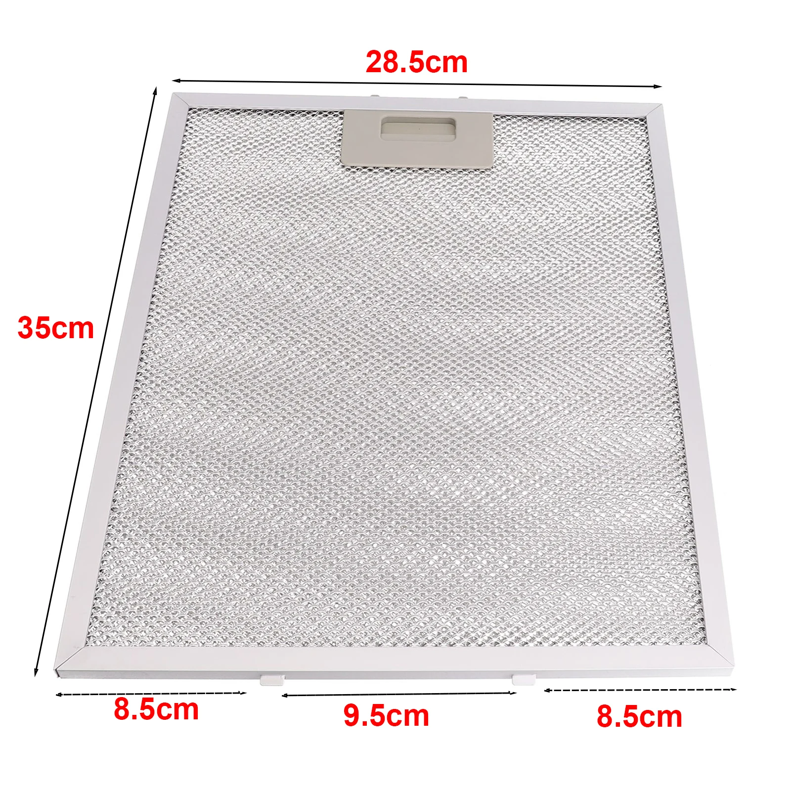 

Accessories Cooker Hood Filter 1Pcs 350x285x9mm Silver Extractor Vent Filter Metal Mesh High Quality Brand New
