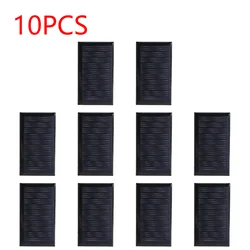 Solar Panel Miniature Charger: 5V 30mA Polycrystalline Silicon Battery Power Module for DIY Projects (1 - 20 Pack) (10 PCS)