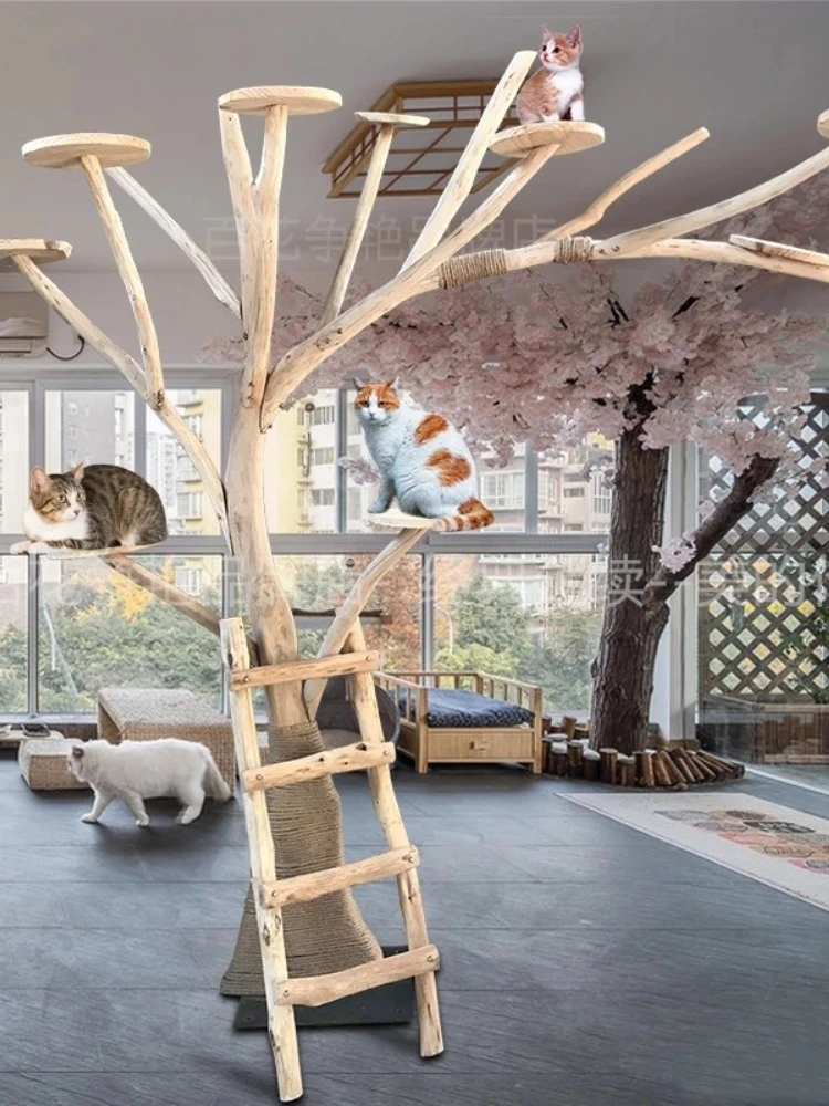 New Cat Tree Cat Climbing Frame Large Fake Tree Cat Jumping Platform