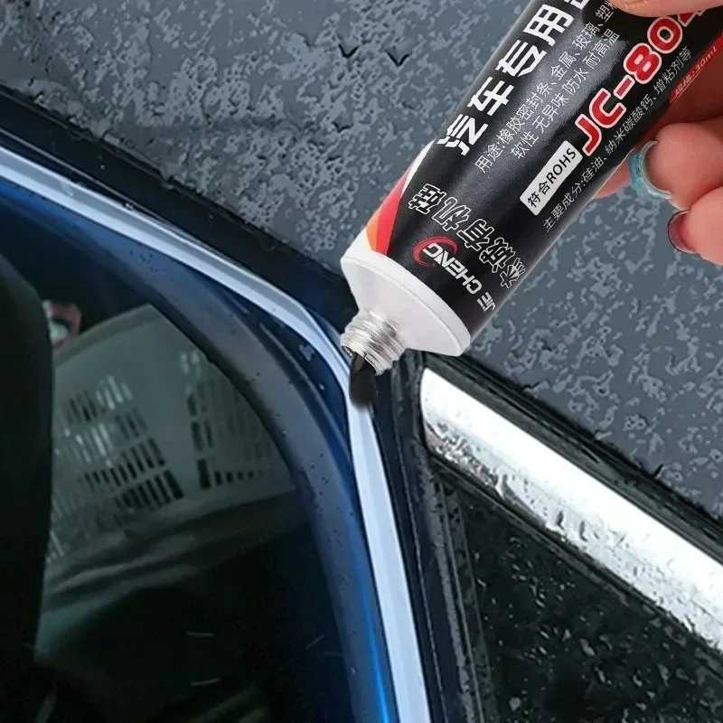 Automotive Sealant Windshield Sealant Efficient Window Glue Universal Waterproof Glue Repair Sealer Black