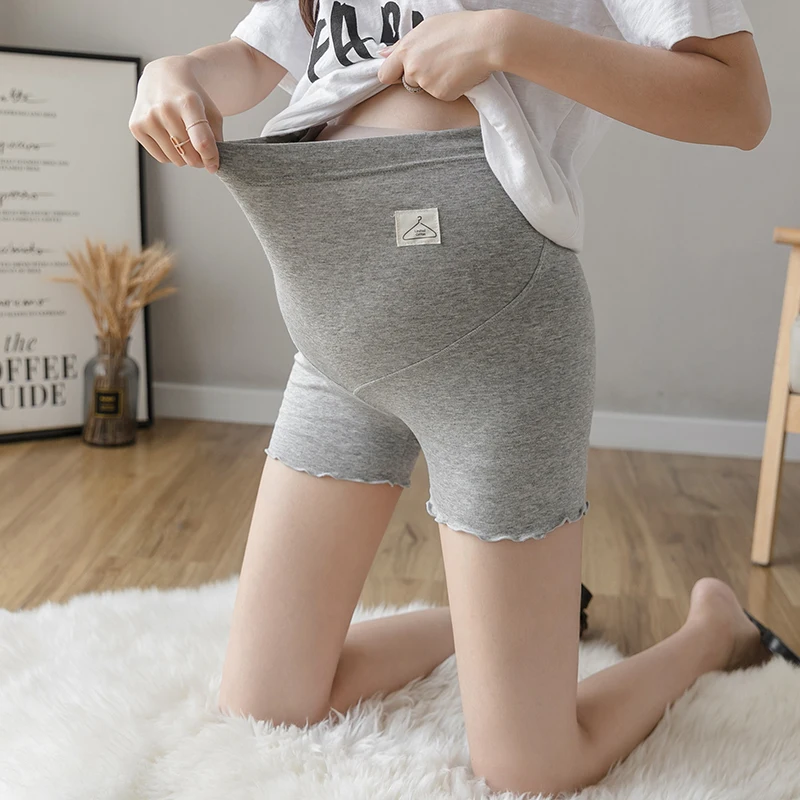 Maternity Summer Shorts High Waist Safety Elastic Safety Short Pants Shorts Ladies Pants Underwear Women Thin Sliming Fit