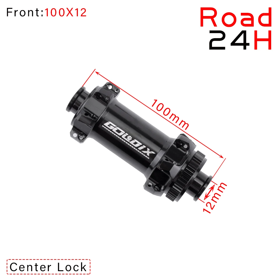 Jeu De Moyeu Vélo Route 36T Frein à Disque Center Lock - 12x100/142mm, Neuf Jawbone