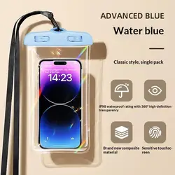 Premium Waterproof Phone Pouch for Ultimate Underwater Protection (Blue)