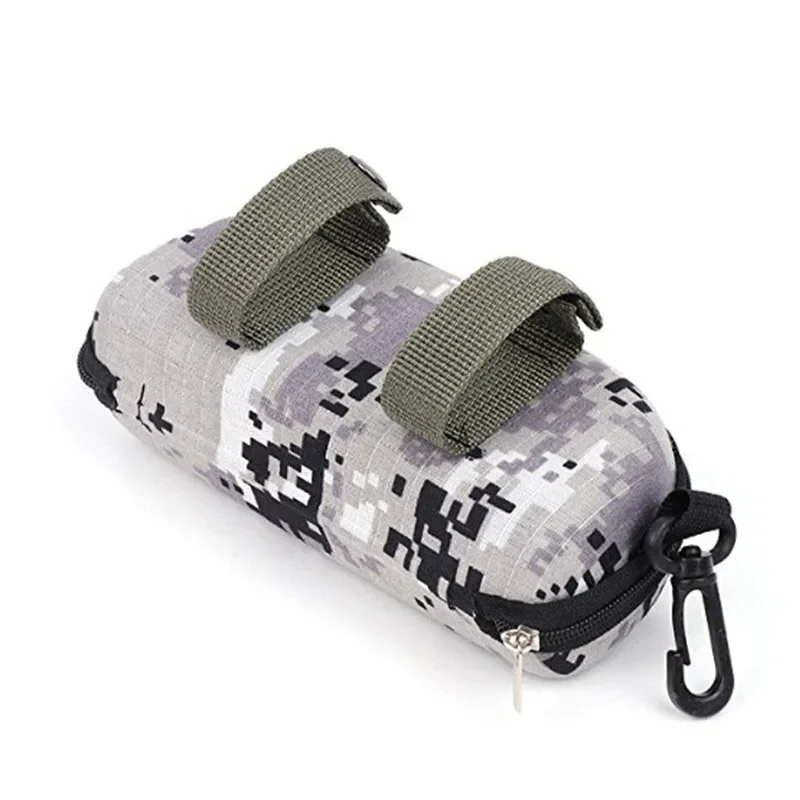Camouflage Sunglasses Case Outdoor Portable Zipper Glasses Case