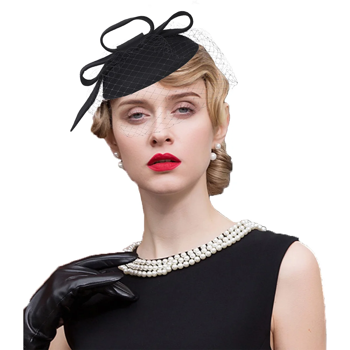 Damen-Fascinator Mit Engelsflügeln – Verstellbarer Filzhut Für Parties