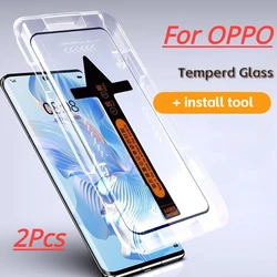 Protecteur d'écran en verre trempé 2-pack avec outils d'installation automatiques