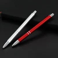 1.0mm Metal Ballpoint Pen Push Button Retractable – Premium Black Ink Smooth Writing for Office School Student Signature 6