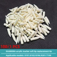 100/1 PCS GuangNa Replacement Cores for Acrylic Pigment Markers Soft Dual Tips DIY for kids Painting School Supplies Stationery