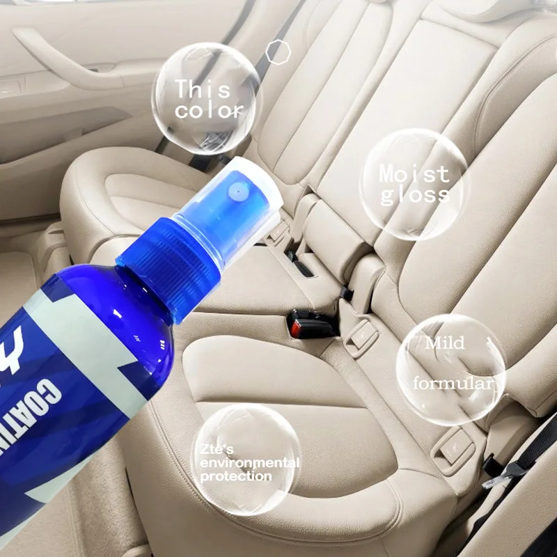 Car Plastic Restorer Leather Plastic Repair Wax Car Cleaner 100ML Car Plastic Leather Restorer Car Cleaning Products Auto Polish And Repair Gloss Coating Renovator For Cars Auto Detailing