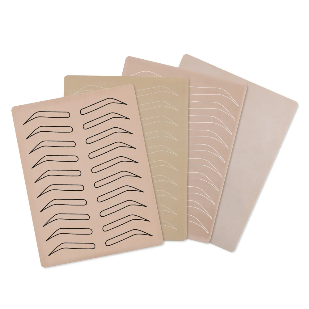 

Sdotter Microblading Supplies Eyebrow Practice Latex Skin Permanent Makeup Eyebrow Tattoo Training Both Side No Ink Needed Dotti