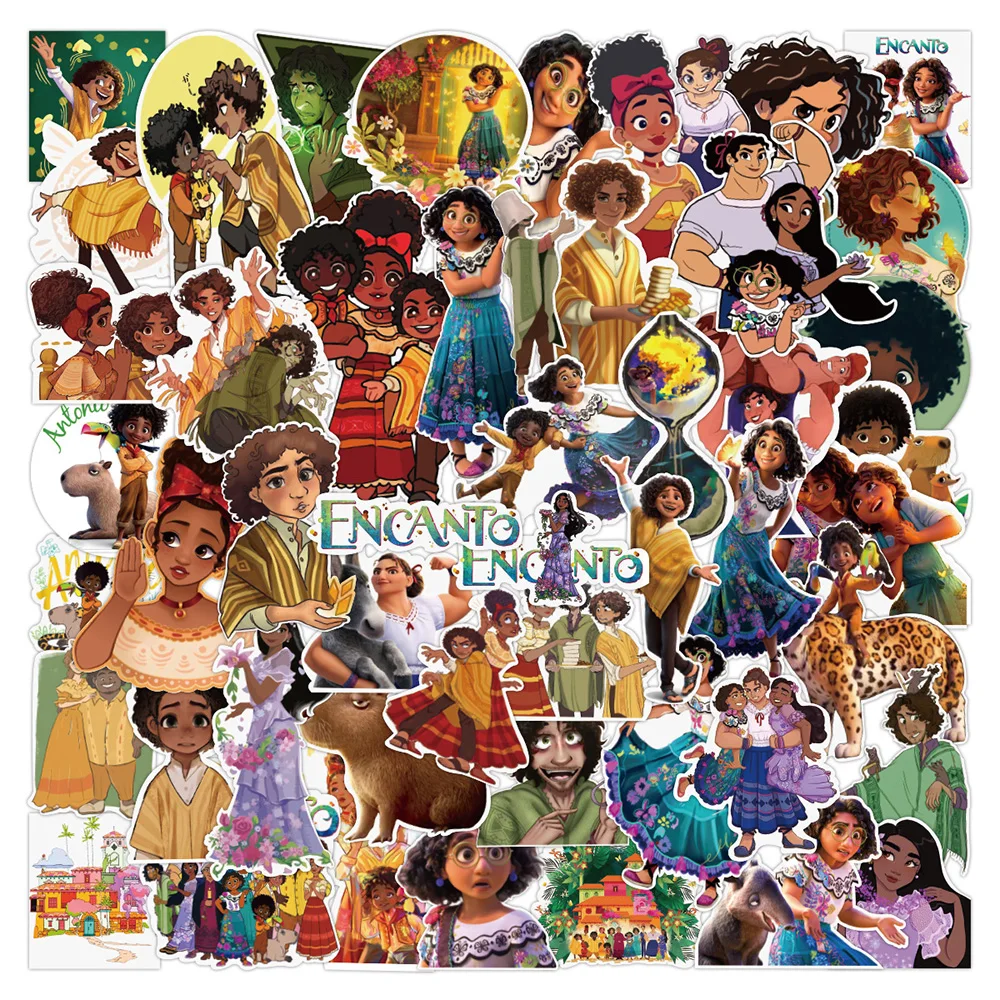 10/30/50pcs Disney Movie Encanto Stickers Decals Laptop Phone Guitar Luggage Skateboard Diary Bike Cartoon Sticker for Kids Toy 3 10/30/50pcs Disney Movie Encanto Stickers Decals Laptop Phone Guitar Luggage Skateboard Diary Bike Cartoon Sticker for Kids Toy 3