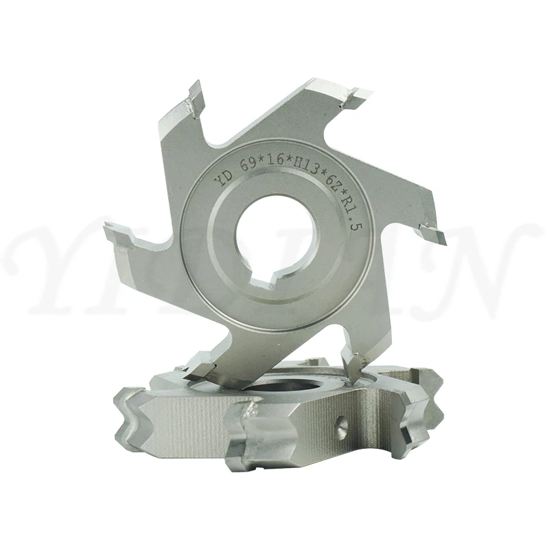 1PAIR 69X16/20XH13X6 PVC Fine Trimming Cutter for KDT Edge Banding Machine Frofile Trimming Tools EC101&EC102 edge banding cutter