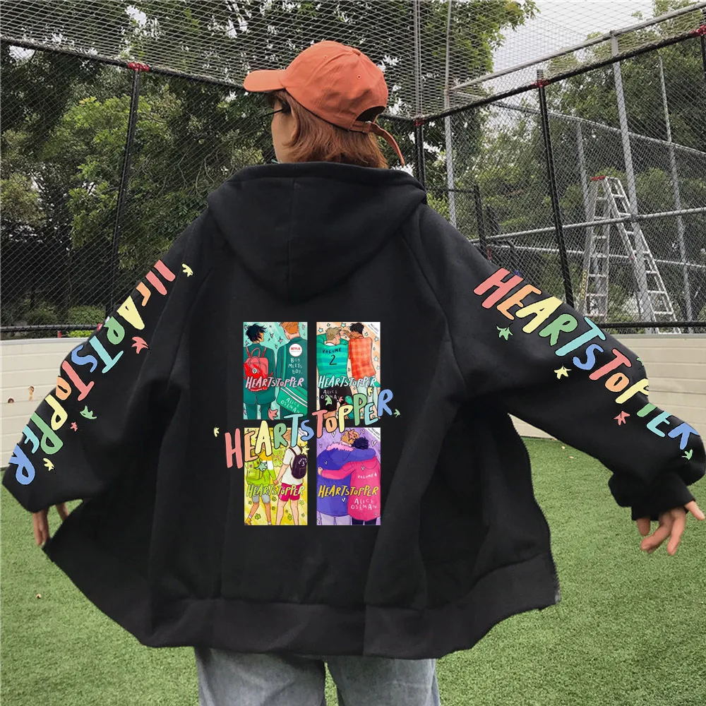 Tv Serie Heartstopper Hoodie Männer Zipper Fashion Mantel Übergroße Druck  Pullover Hip-Hop-Jungen Mädchen Mantel Sweats Hoody Sudadera - AliExpress