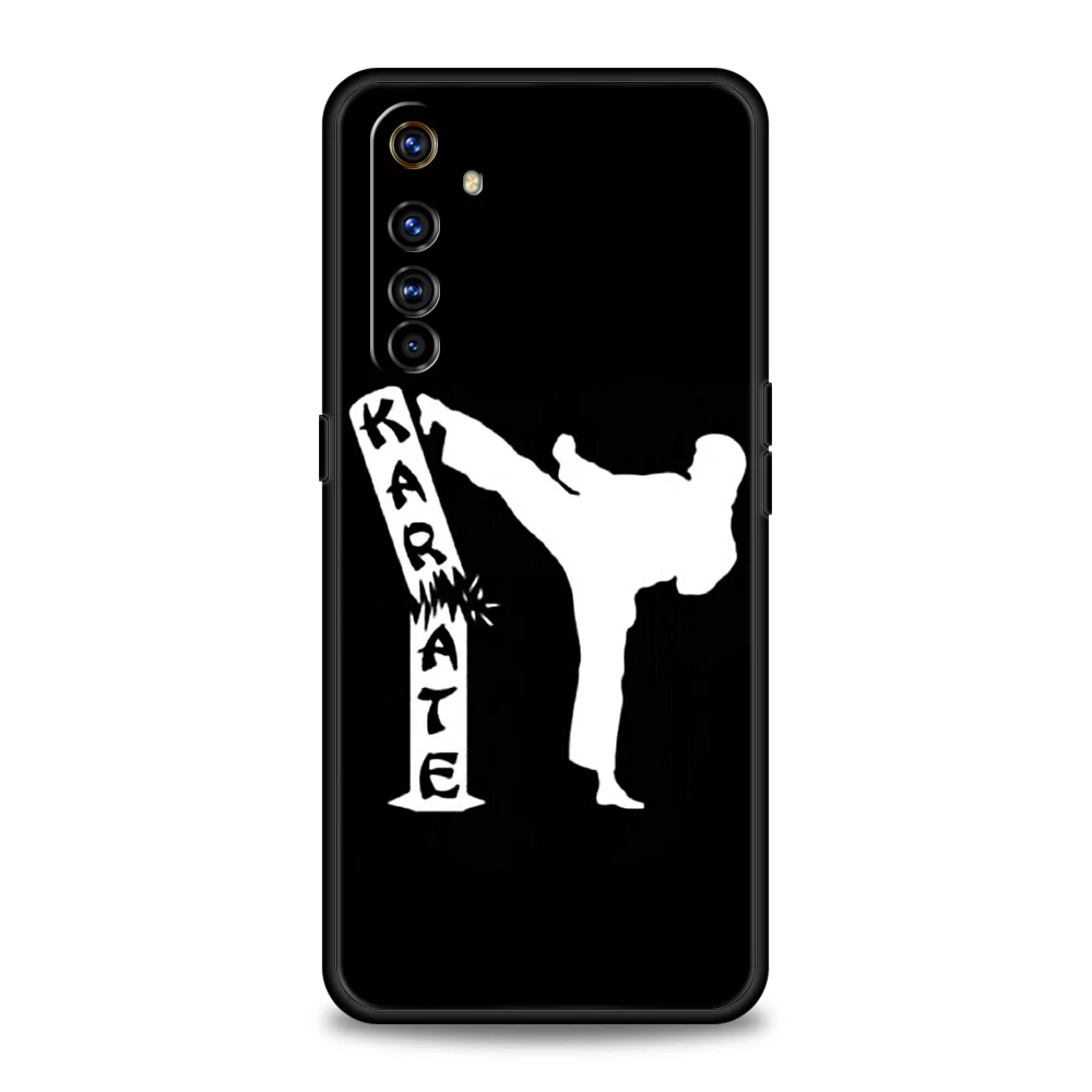 Martial Arts-Themed Shockproof Phone Case with Durable Silicon Shell