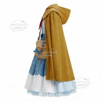 Costume de cosplay Holly Wheeler, robe bleue fantaisie, écharpe, tenue rétro des années 1980, vêtements de jeu de rôle, déguisement TV ST, vêtements de fête de carnaval 4