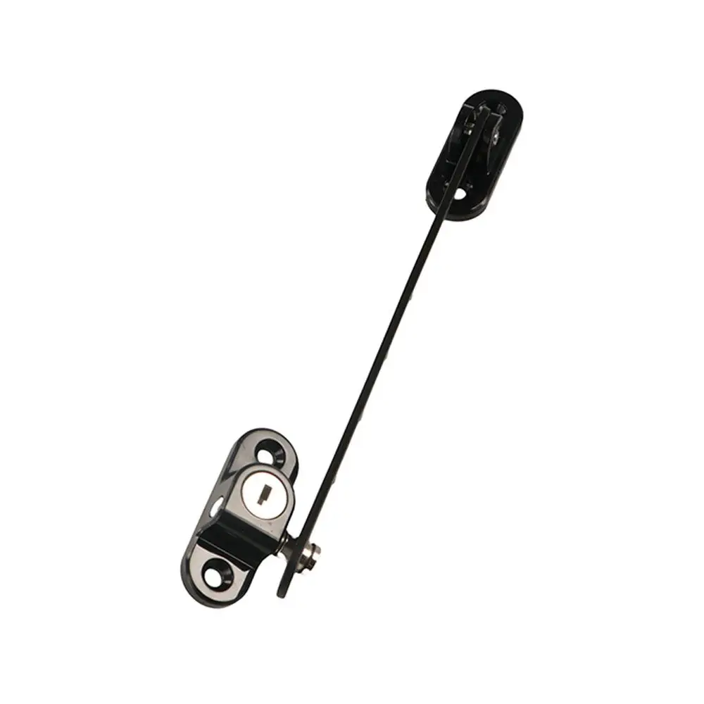 Window Opening Limit Size Wind Brace Multigear Inside Opening Child Safety Lock Steel with Screws Window Stopper