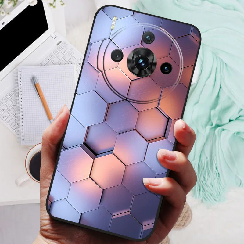 Animal-Print Silicone TPU Protective Case - Wolf and Lion Design, Shockproof Soft Bumper Cover