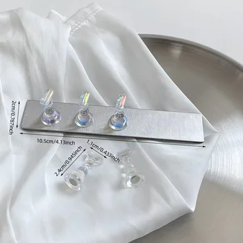 Espositore per Nail Art, Supporto per Unghie Finte per Principianti, Adatto per Strumenti da Salone di Bellezza Domestico