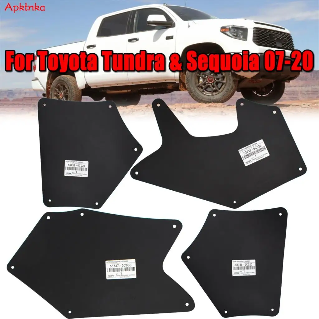 

Брызговики для Toyota Tundra Sequoia 07-20, брызговики, щит, уплотнение фартука 53737-0C030 537360C030