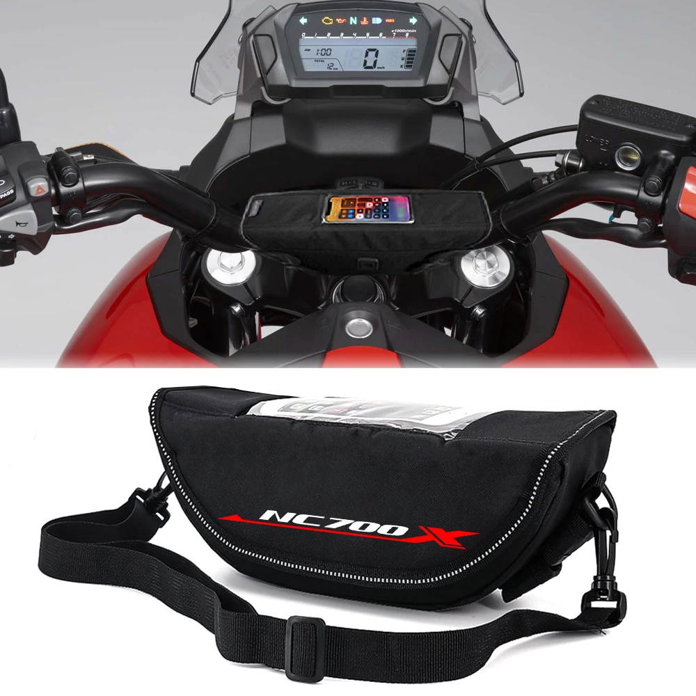 For HONDA nc700x NC700X Motorcycle accessory  Waterproof And Dustproof Handlebar Storage Bag motorcycle cnc aluminium handlebar hrips handle bar grips accessories logo for honda nc700x nc700s nc 700x s 2012 2019