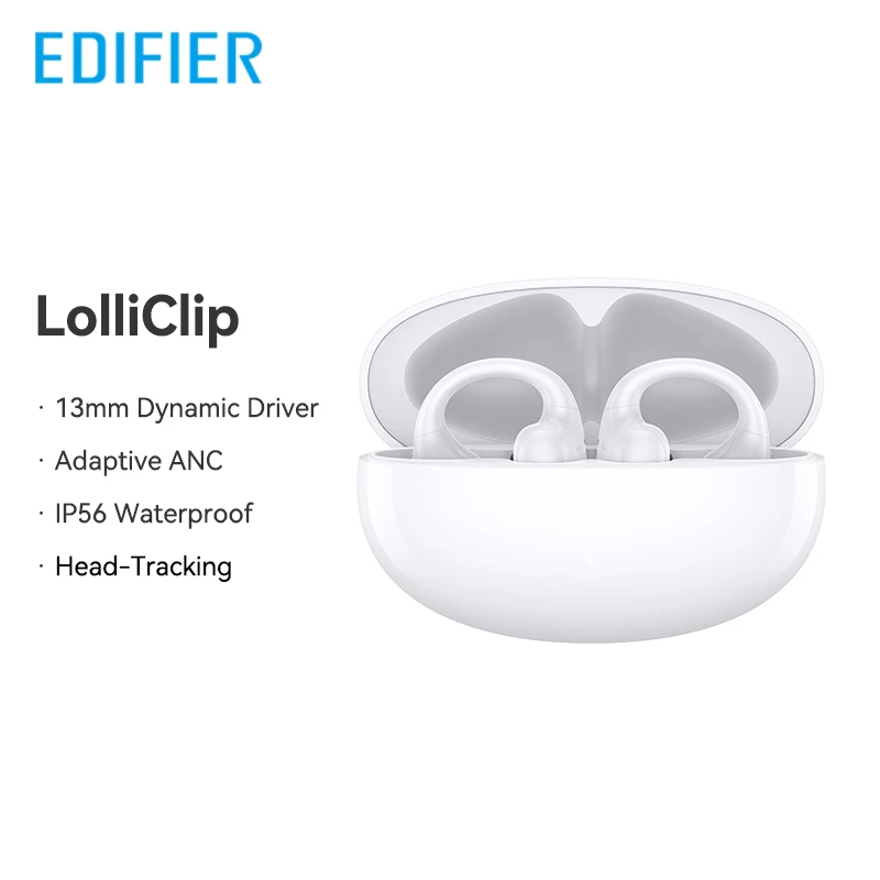EDIFIER LolliClip オープンイヤー トゥルーワイヤレスイヤホン