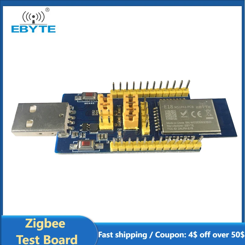 Модуль тестовой USB CH340G Zigbee комплект беспроводной радиочастотной платы EBYTE 2 4 ГГц 20