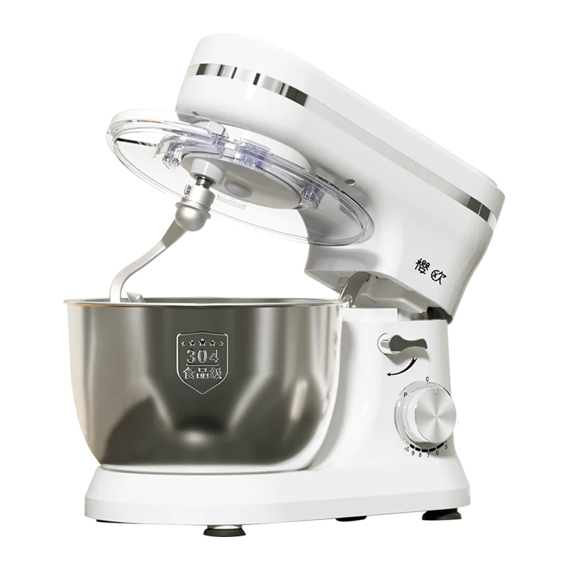 Multifunctional Food Mixer-Dough Kneader Cream Whipper Baking Egg Beater Intelligent Cooking Machine with 1000W 4.5L