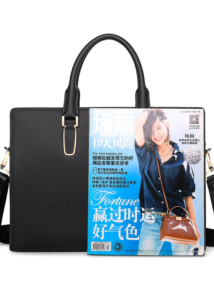 The New2021 Men's Bag Genuine Leather Men Briefcase for Laptop 14 Messenger Men's Leather Bag Business Portfolio for Document A4